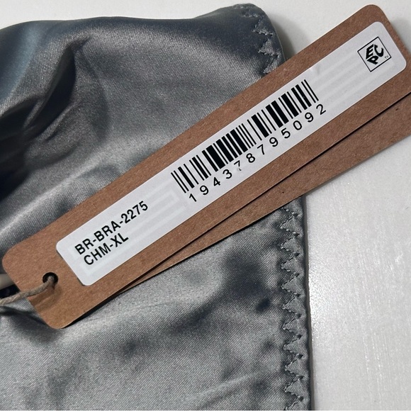 SKIMS WOVEN SHINE TIE BACK BRALETTE - Picture 3 of 4